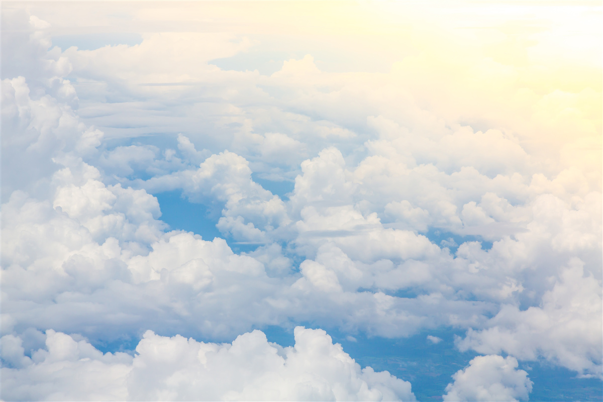 Papier peint les nuages quand le soleil s'endort