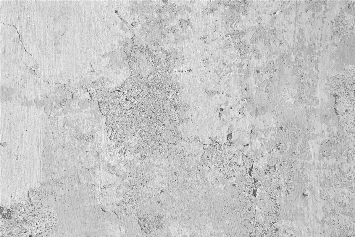Papier peint le ciment est gris et couvert de rayures
