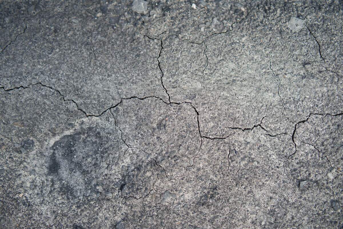 Papier peint l'état de sécheresse du sol