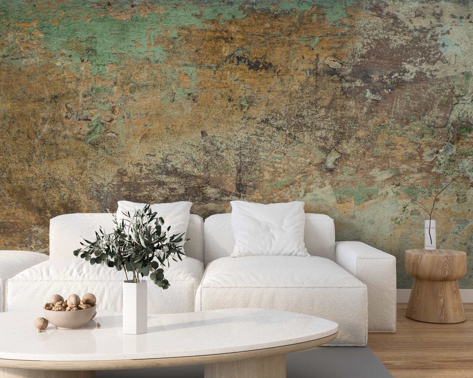 Papier peint Mur avec rouille abstraite