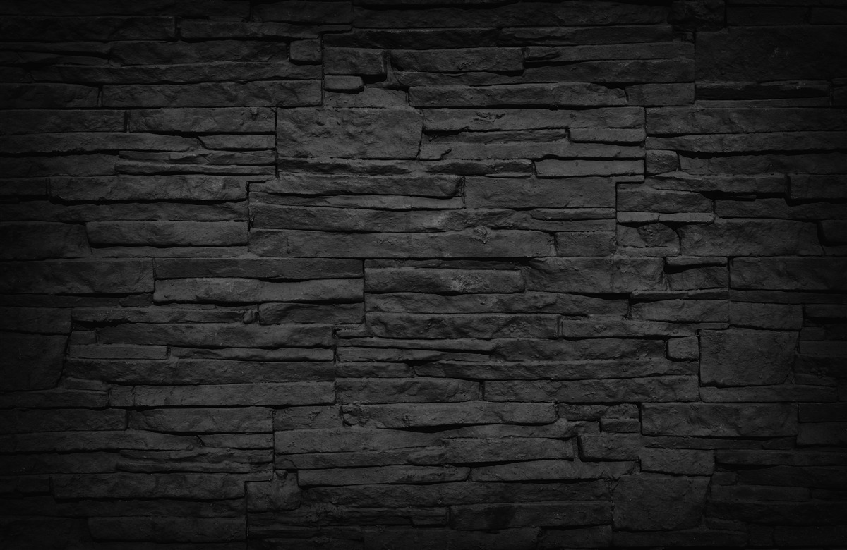 Papier peint mur en pierre noire