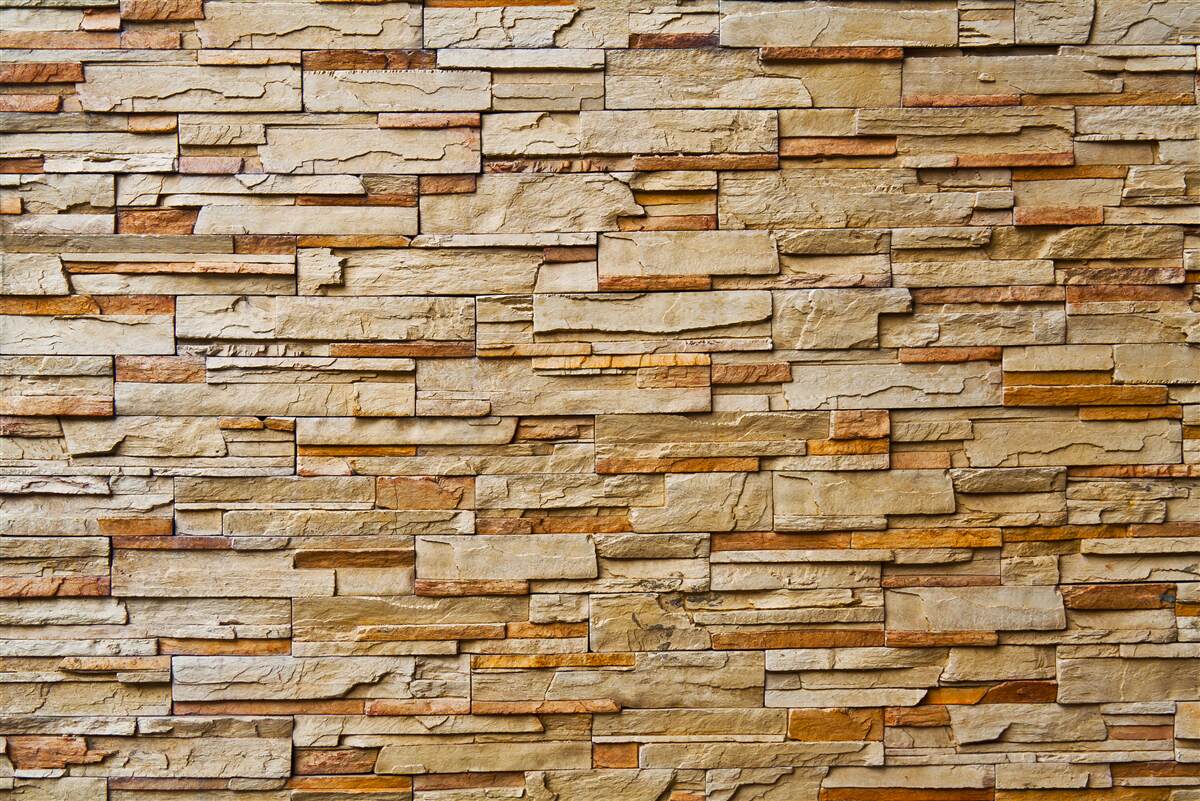 Papier peint mur en pierre brune