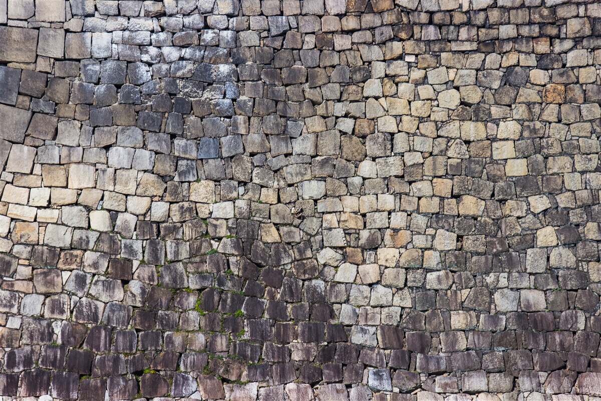 Papier peint Mur médiéval en vieilles pierres