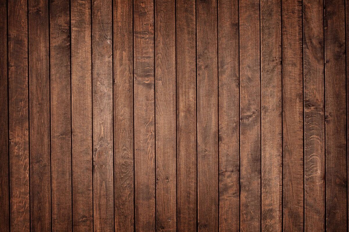 Papier peint la planche de parquet a une teinte brun foncé attrayante