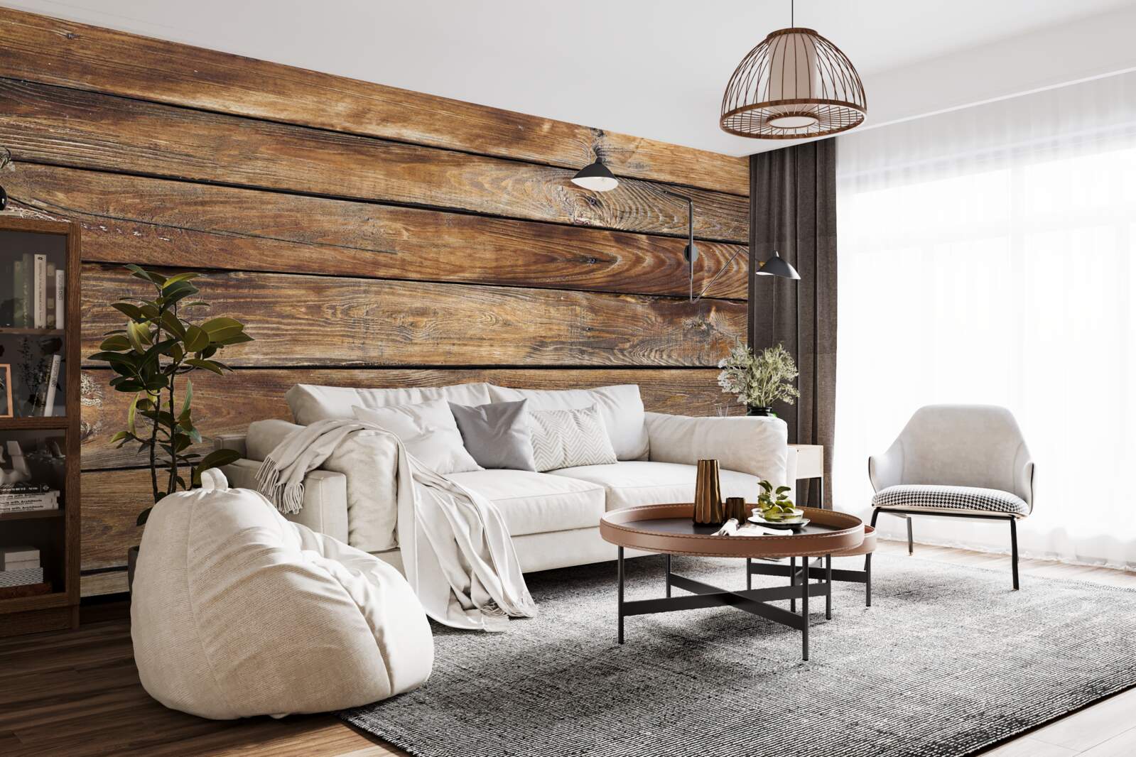 Papier peint fond, antique et en bois