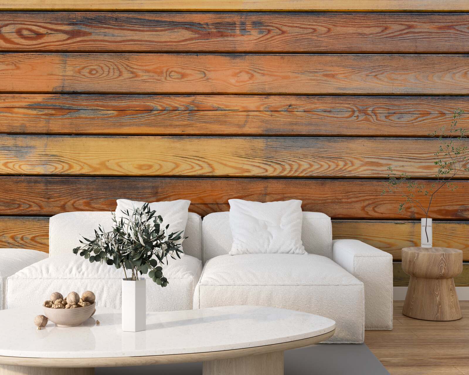 Papier peint planches de bois anciennes
