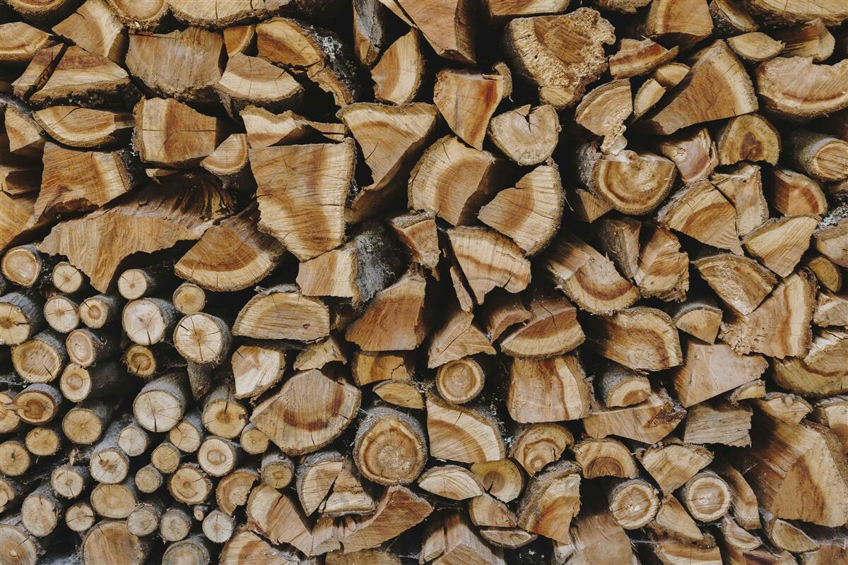 Papier peint pièces de bois assemblées