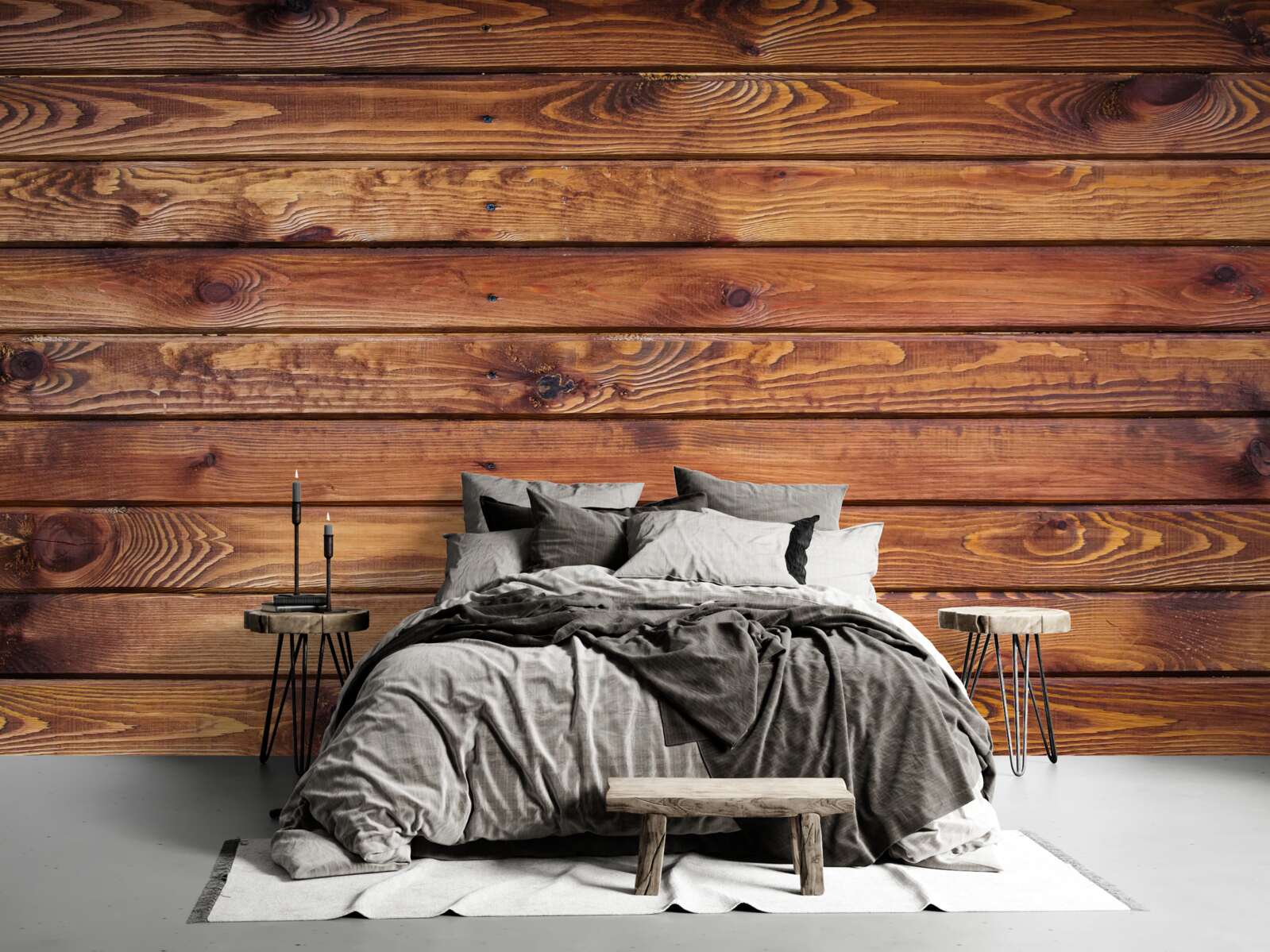 Papier peint texture naturelle du bois