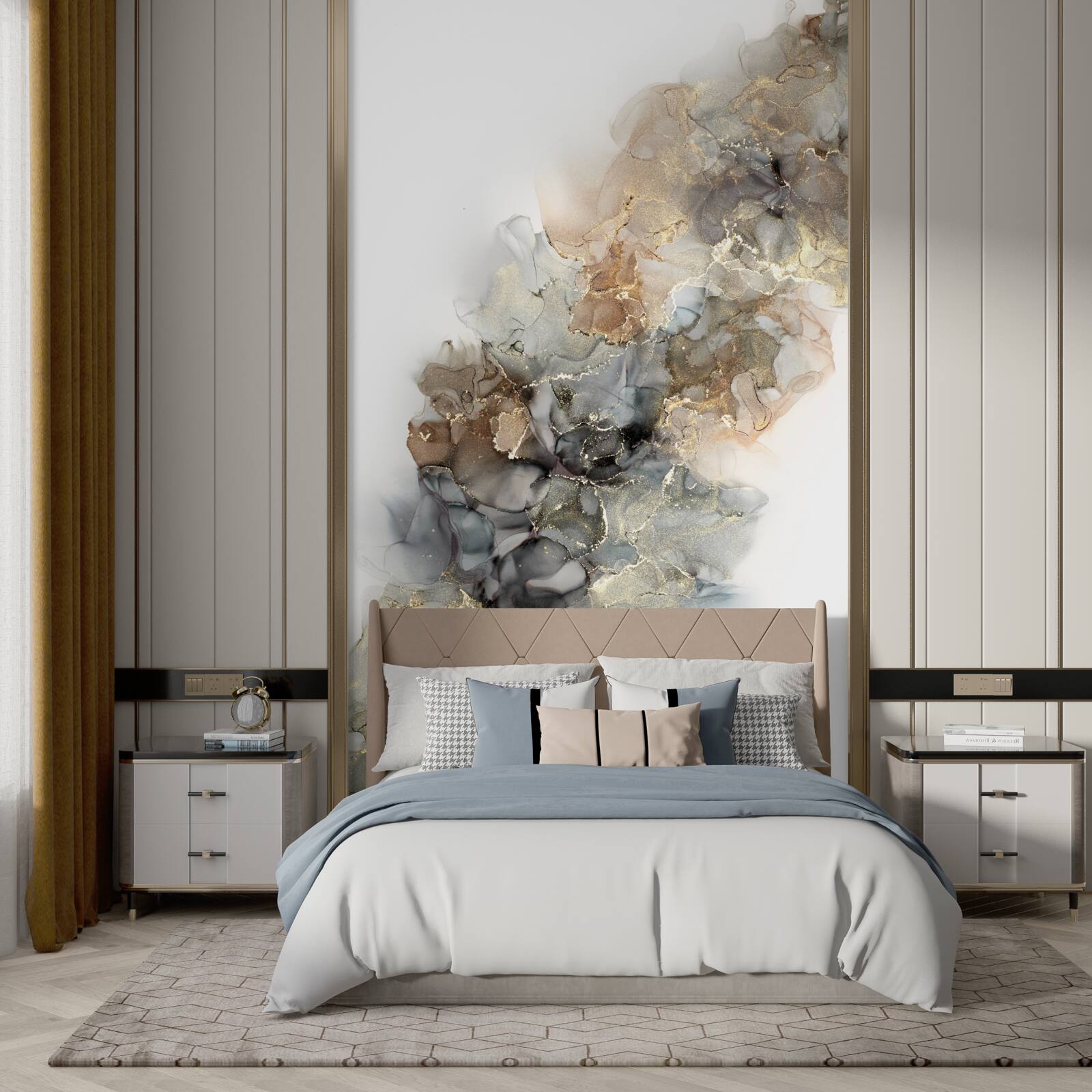 Papier peint atmosphère luxueuse et charmante