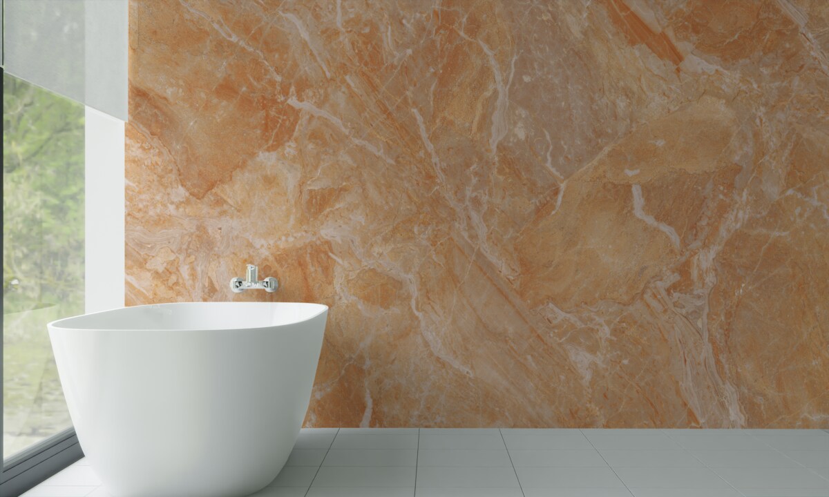 Papier peint fond en onyx dans les tons d'orange