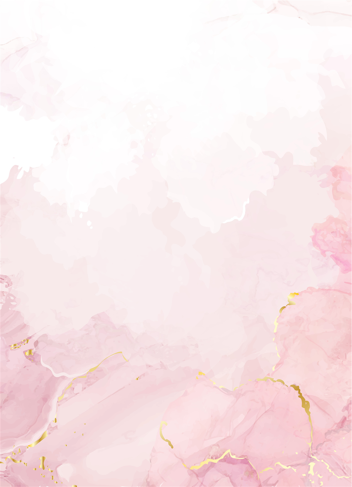Papier peint marbre dans des tons doux de blanc et de rose