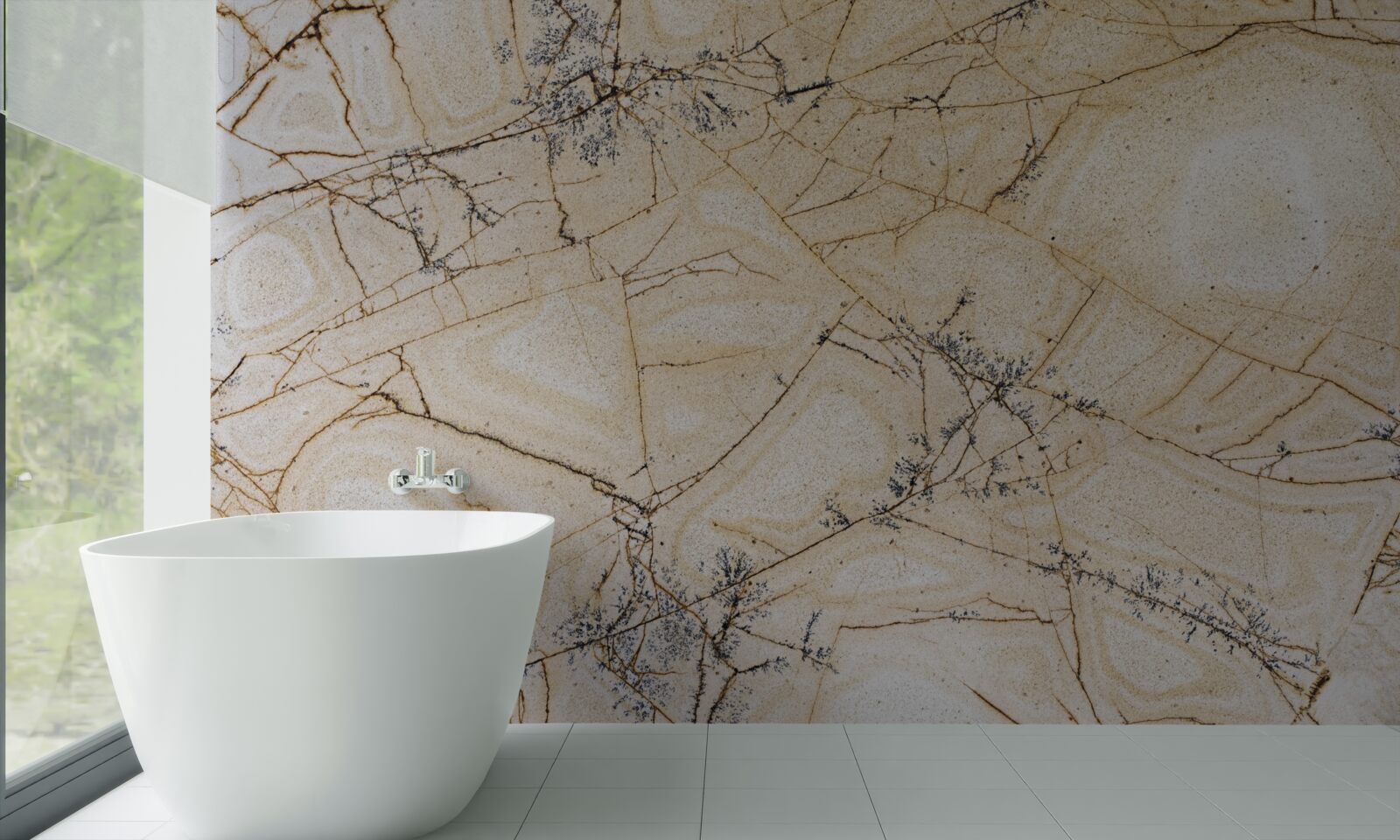 Papier peint la beauté du quartzite clair