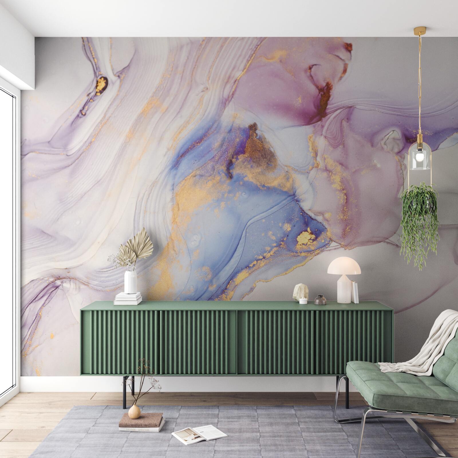 Papier peint teinte pastel liquide