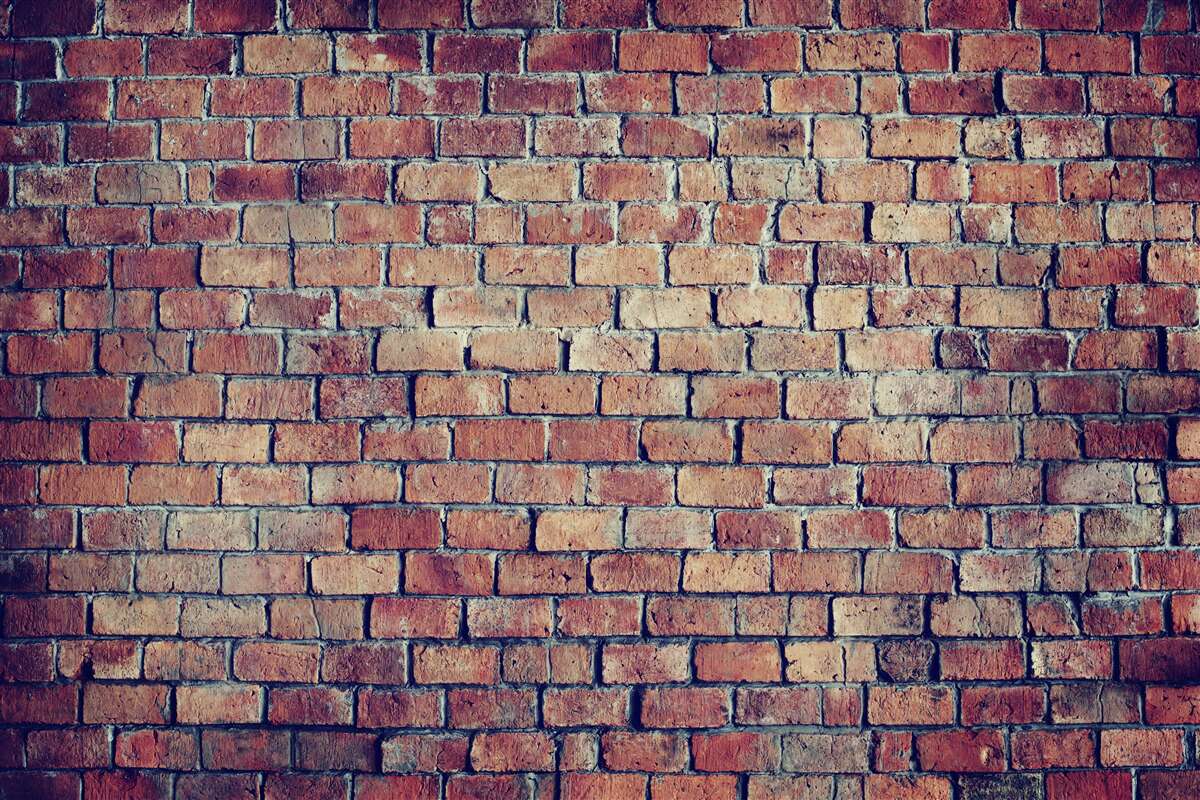 Papier peint Mur de briques rouges
