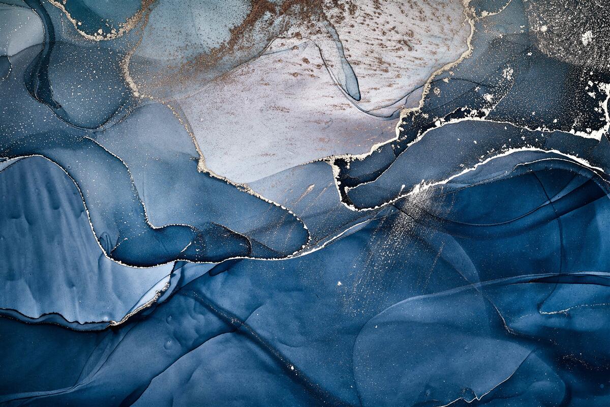Papier peint teintes d'encre alcoolique