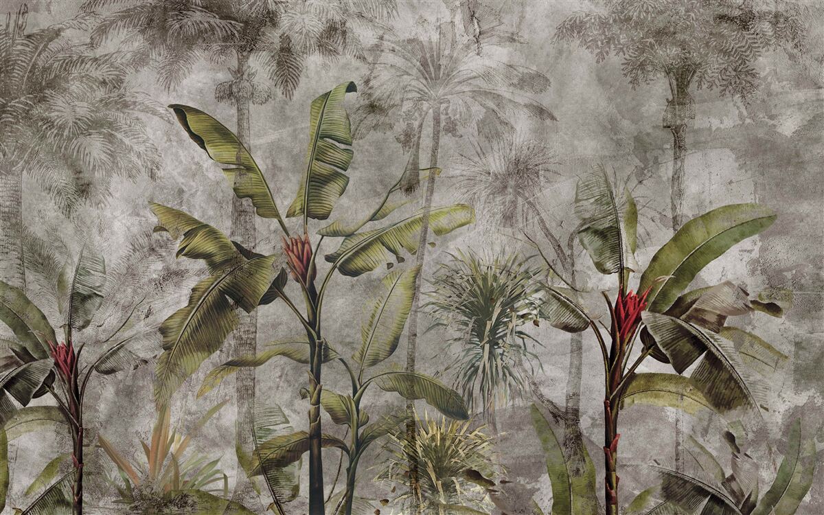 Papier peint pendant les périodes de pluies tropicales intenses