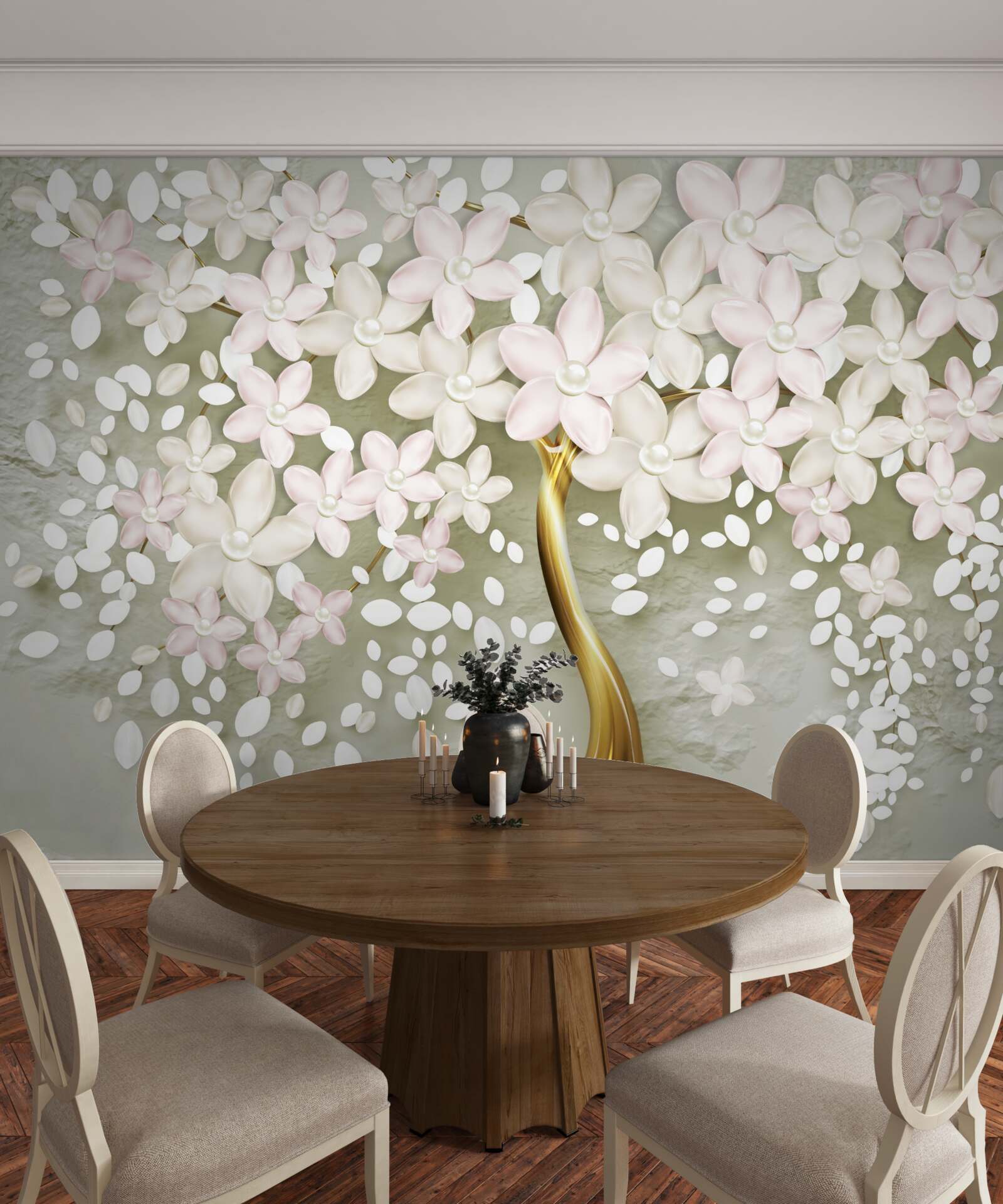 Papier peint lilas brillant en pleine floraison