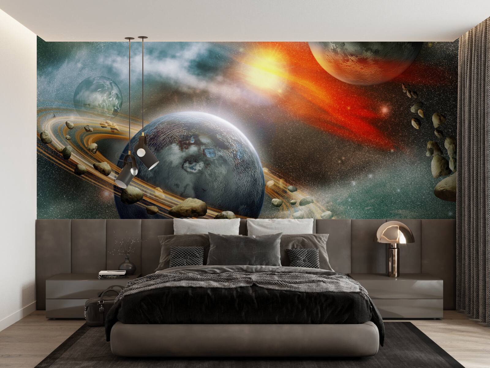 Papier peint un univers fascinant et inexploré