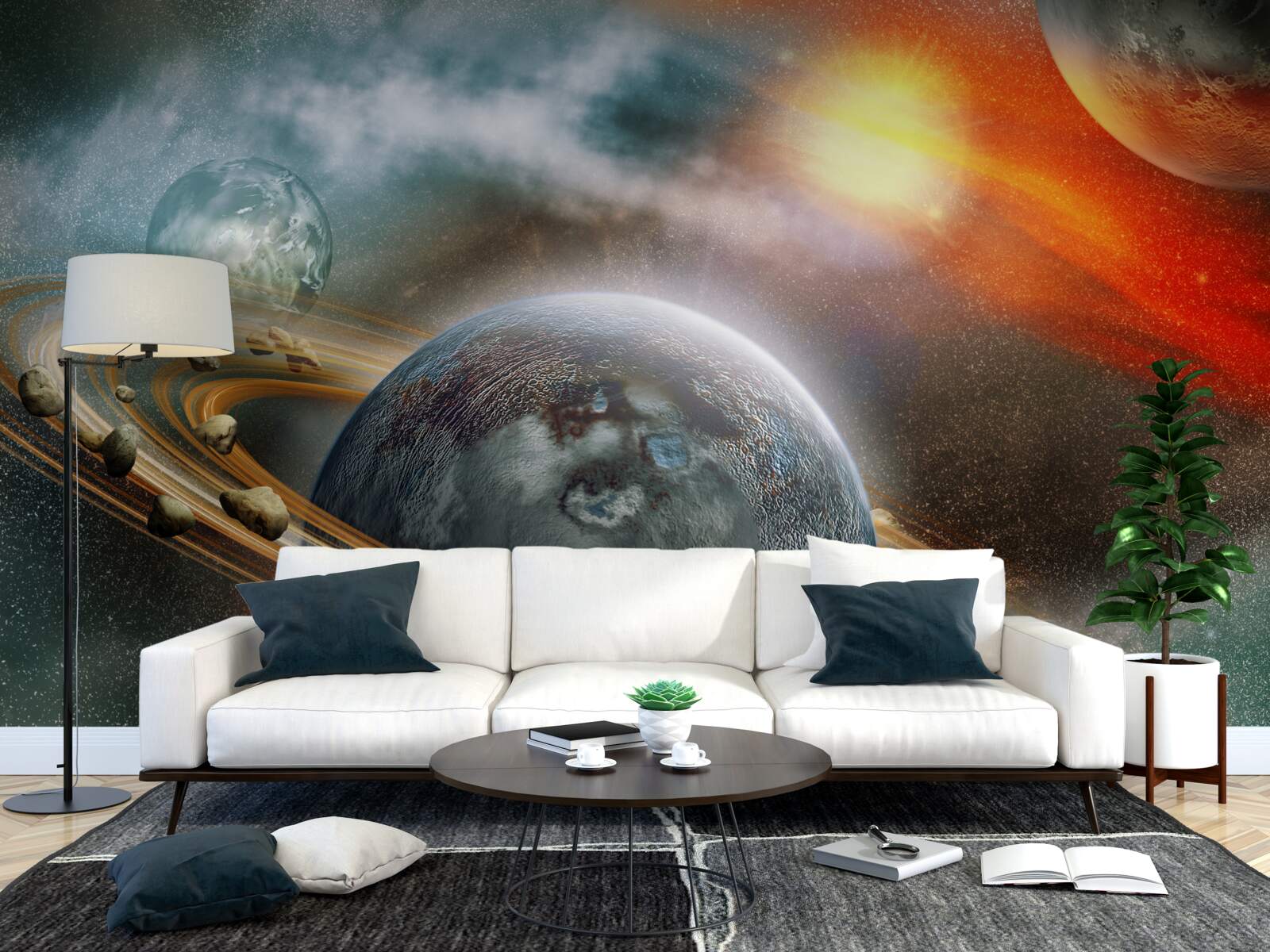 Papier peint un univers fascinant et inexploré