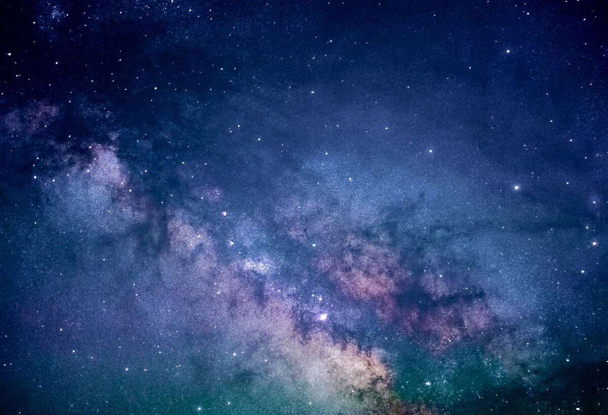 Papier peint galaxie céleste voie lactée