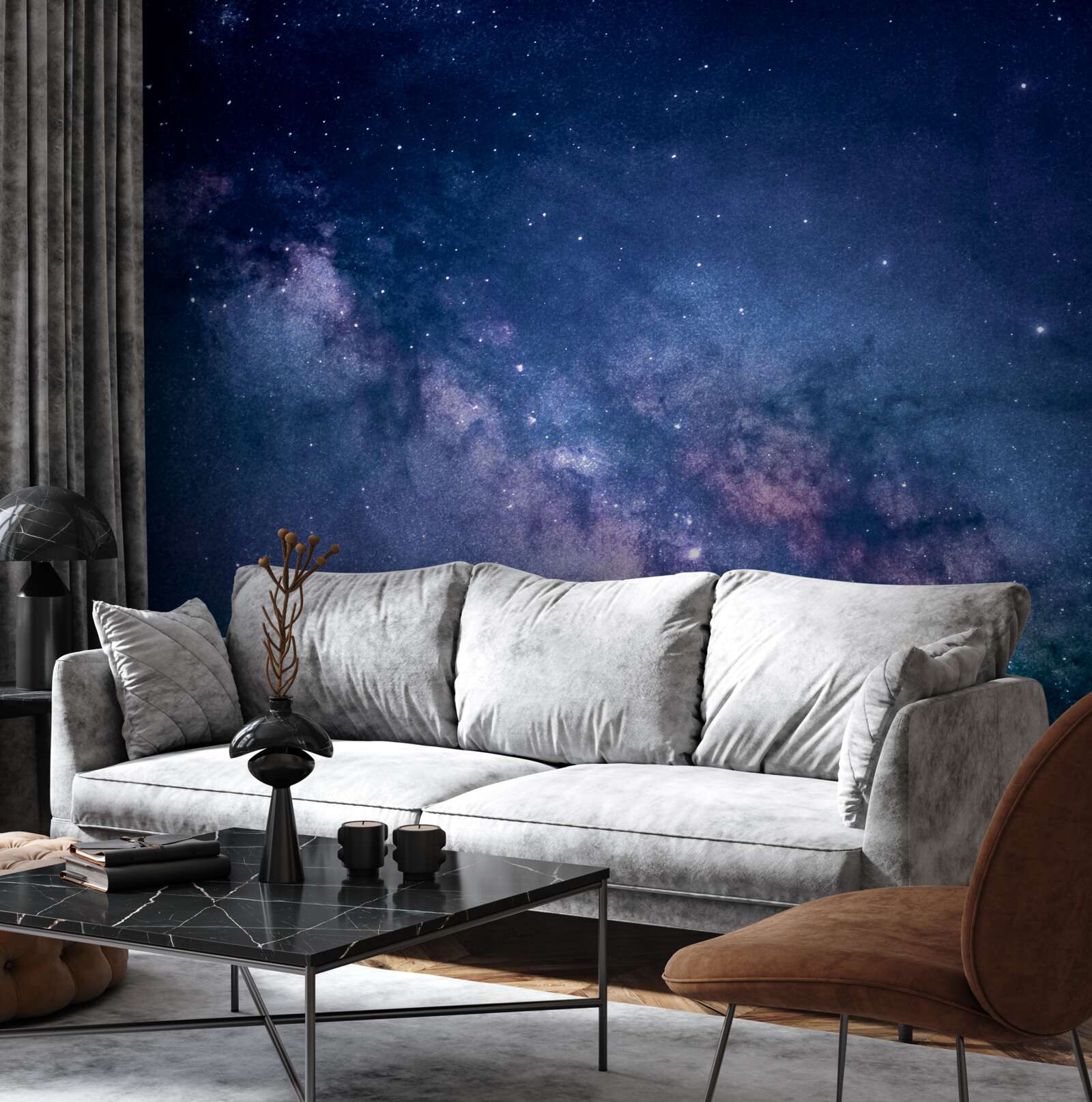 Papier peint galaxie céleste voie lactée