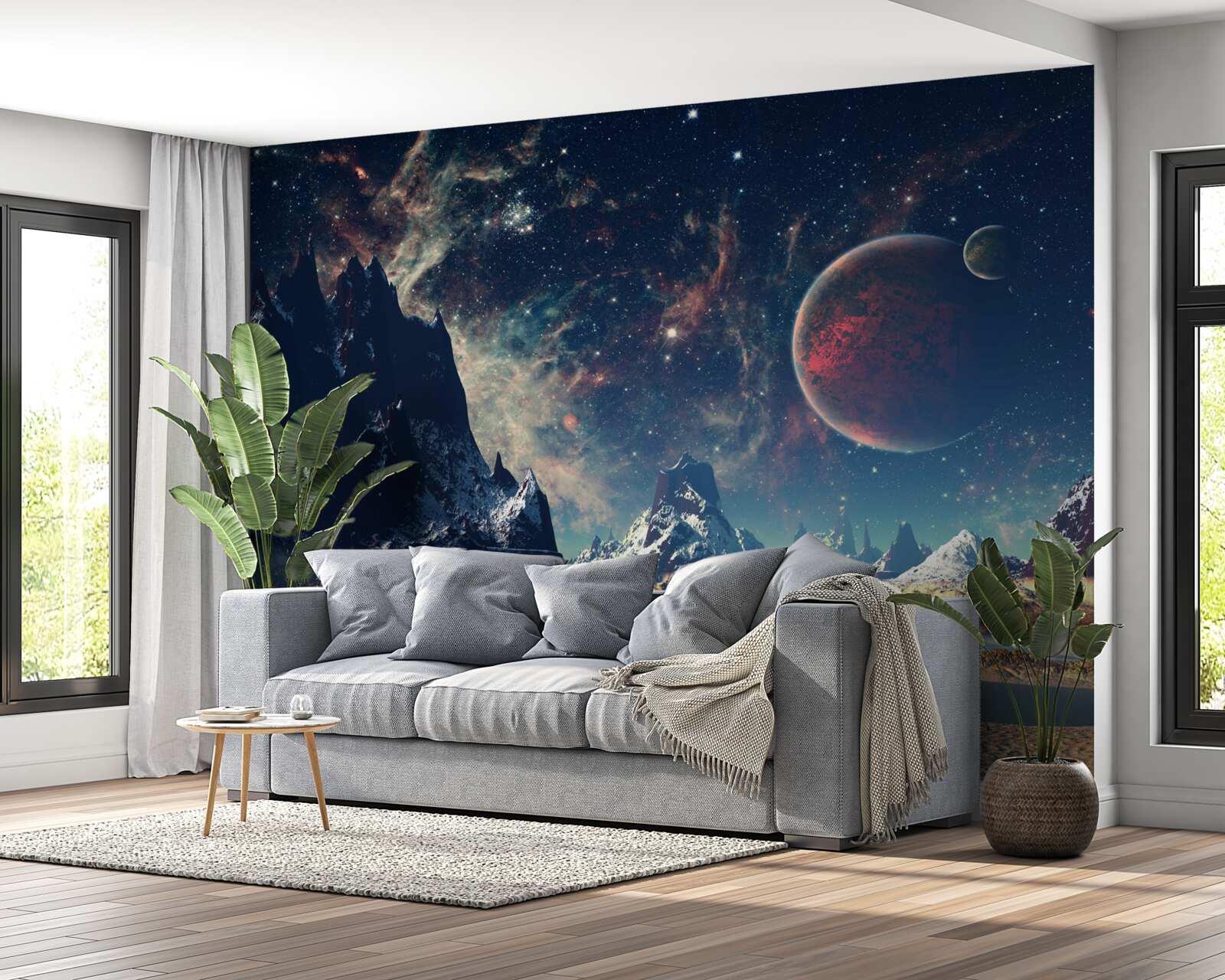 Papier peint la surface de la planète est fantastique