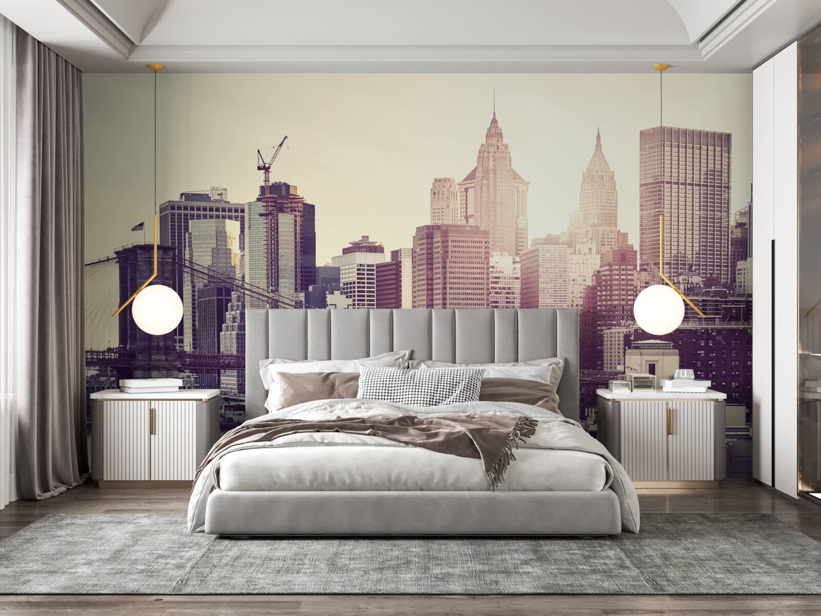Papier peint L'impressionnant horizon de Manhattan