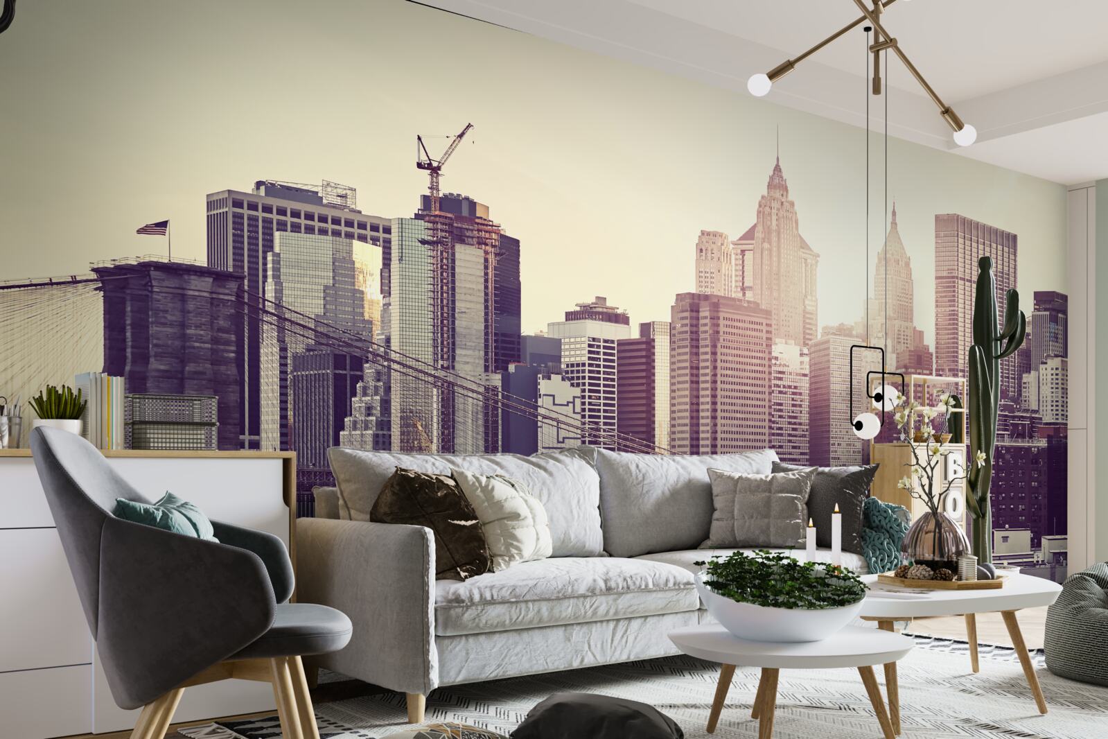 Papier peint L'impressionnant horizon de Manhattan
