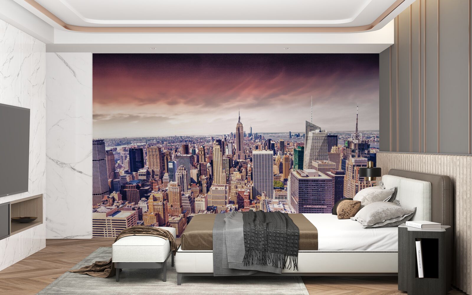 Papier peint gratte-ciel de new york