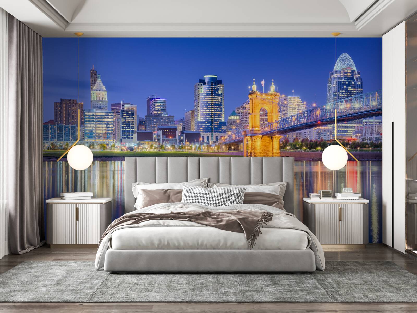 Papier peint cincinnati nocą