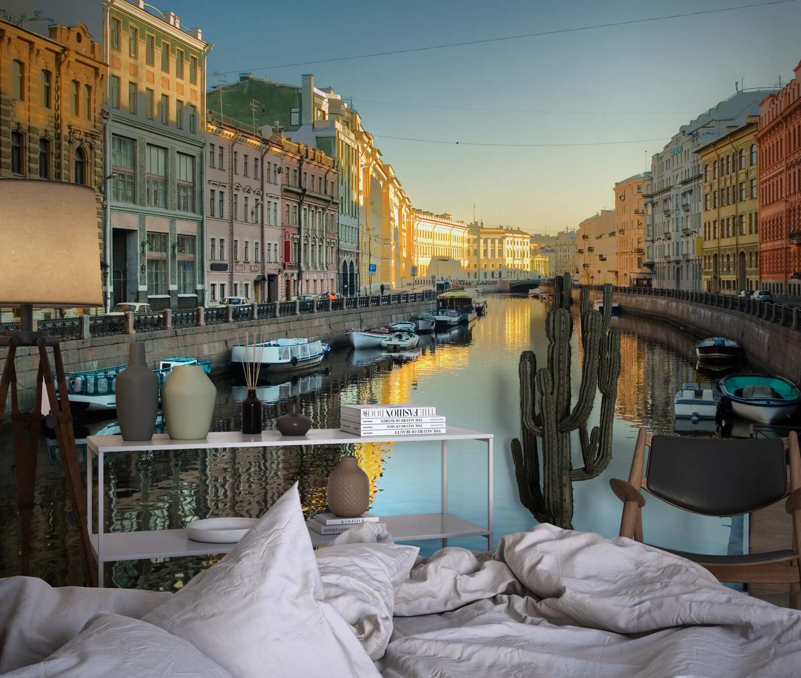 Papier peint le canal de sankt petersbourg est d'une grande beauté