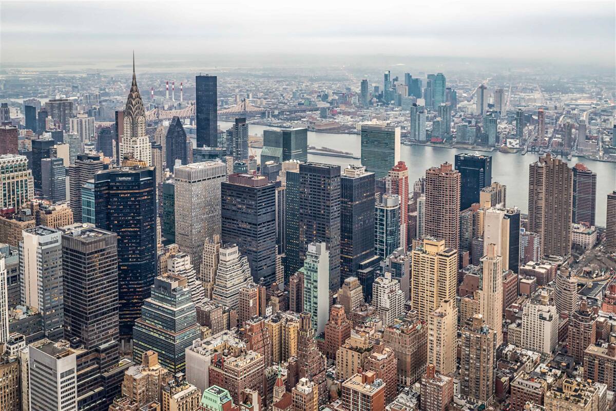 Papier peint traversée de new york