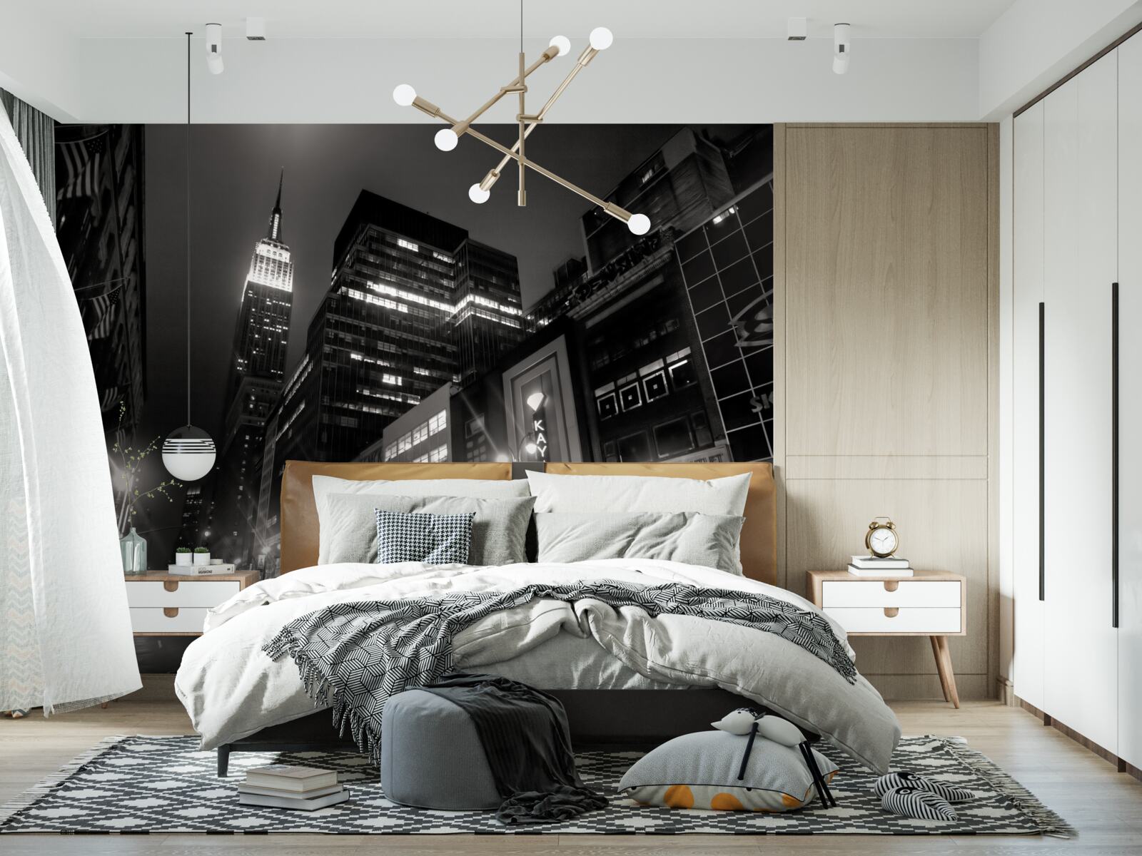 Papier peint megapolis avenue w nocy