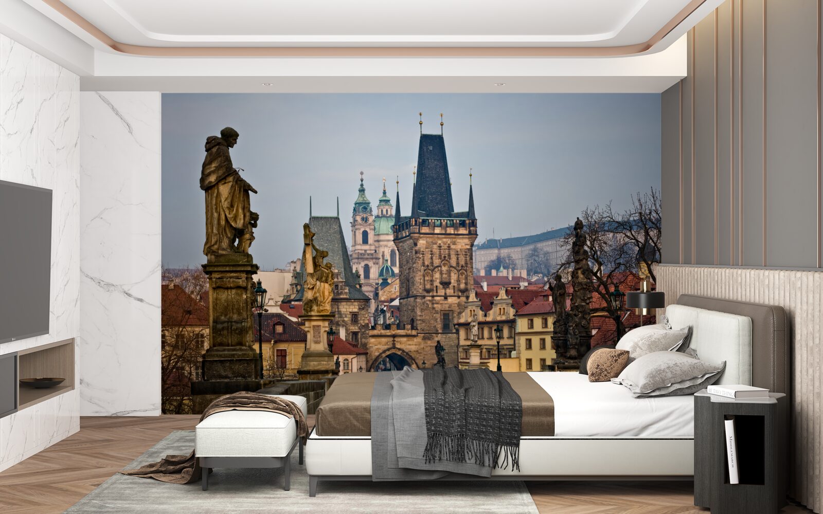 Papier peint le pont de karlovy vary