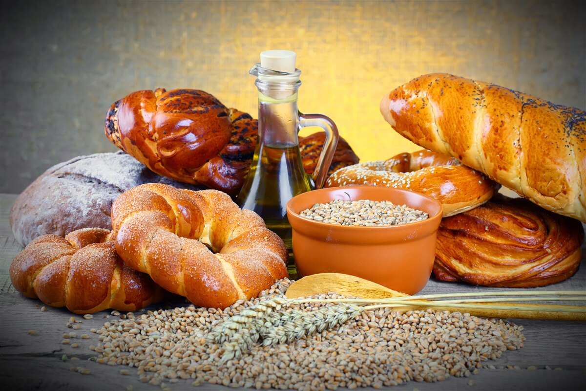 Papier peint des produits de boulangerie qui séduisent par leur arôme agréable
