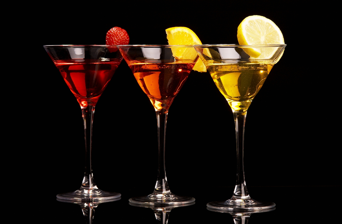 Papier peint l'esthétique du cocktail