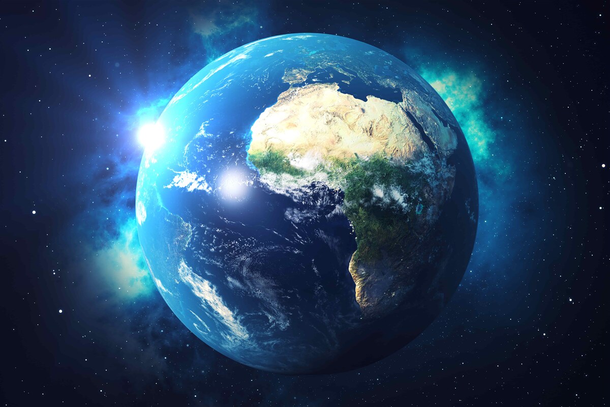 Papier peint l'afrique et la planète terre