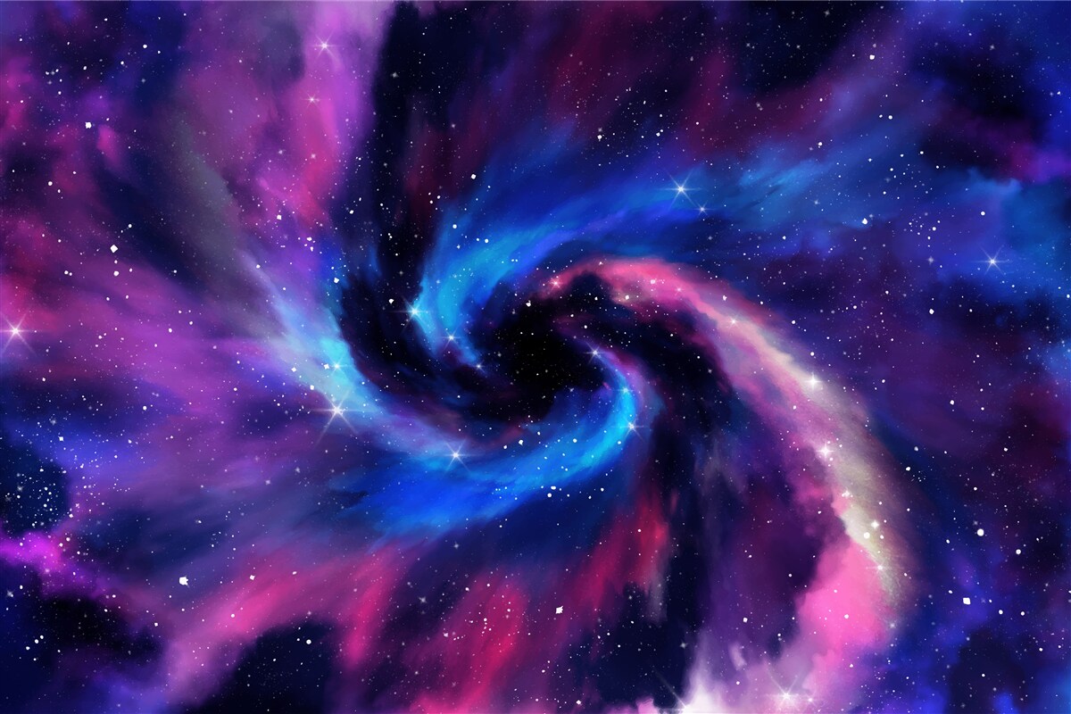 Papier peint nuances fascinantes d'univers