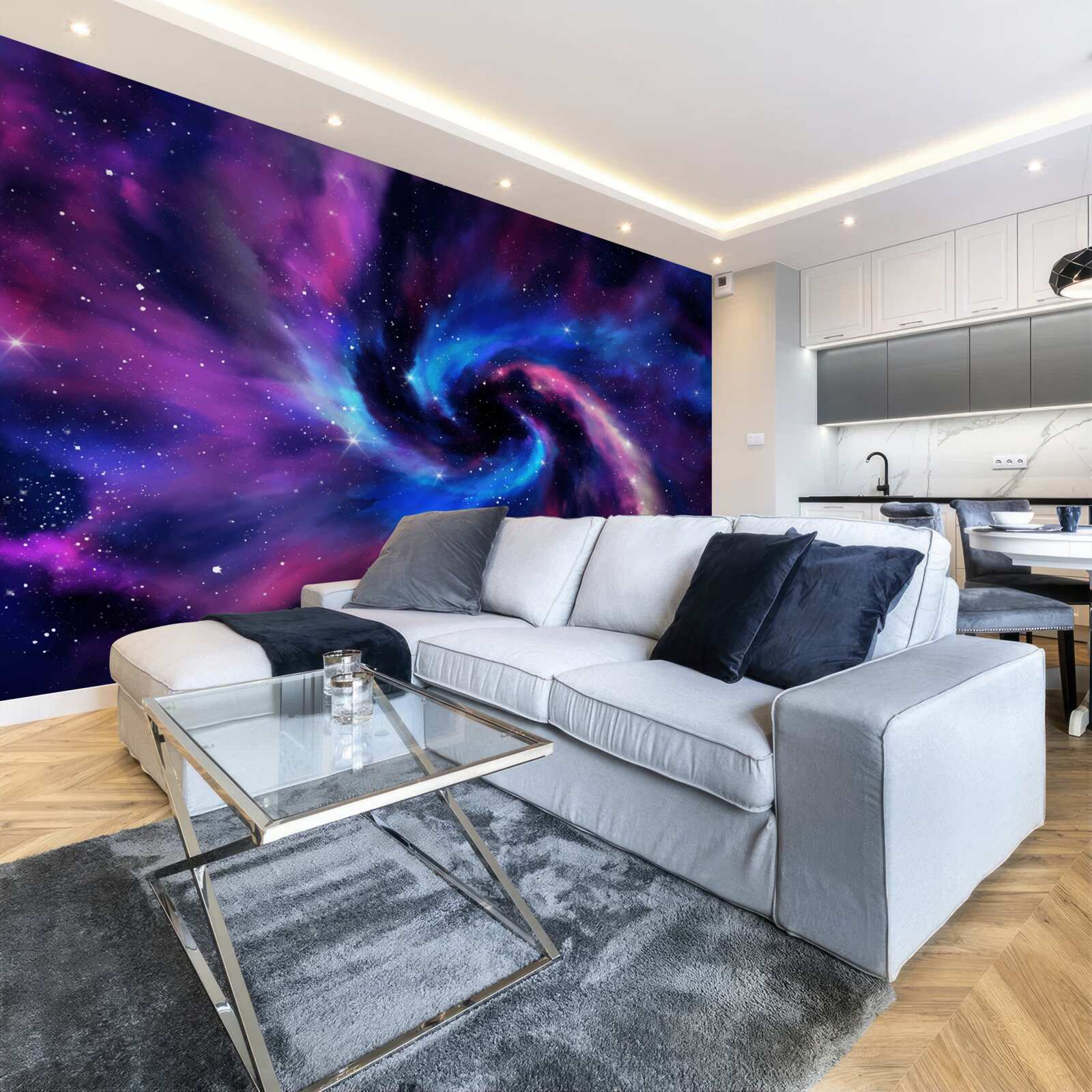Papier peint nuances fascinantes d'univers