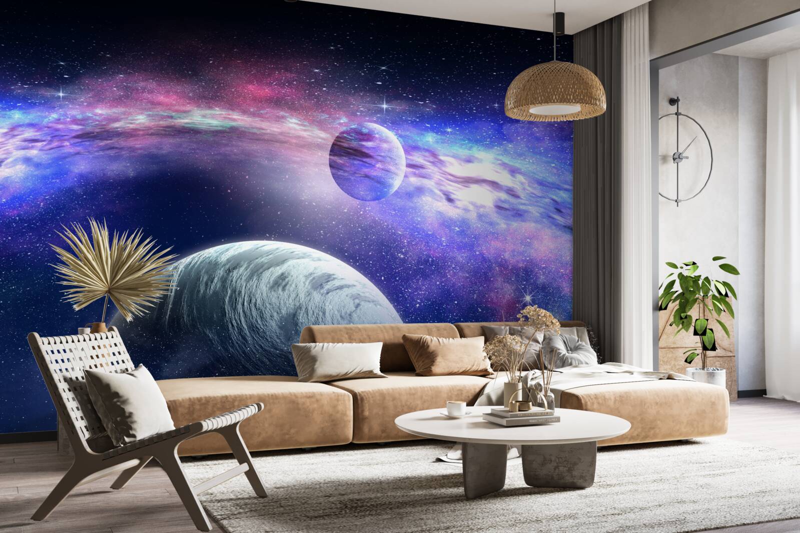 Papier peint les profondeurs non résolues de l'univers