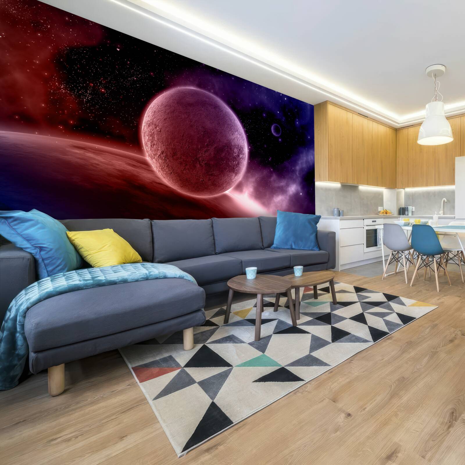 Papier peint planètes non découvertes de notre espace
