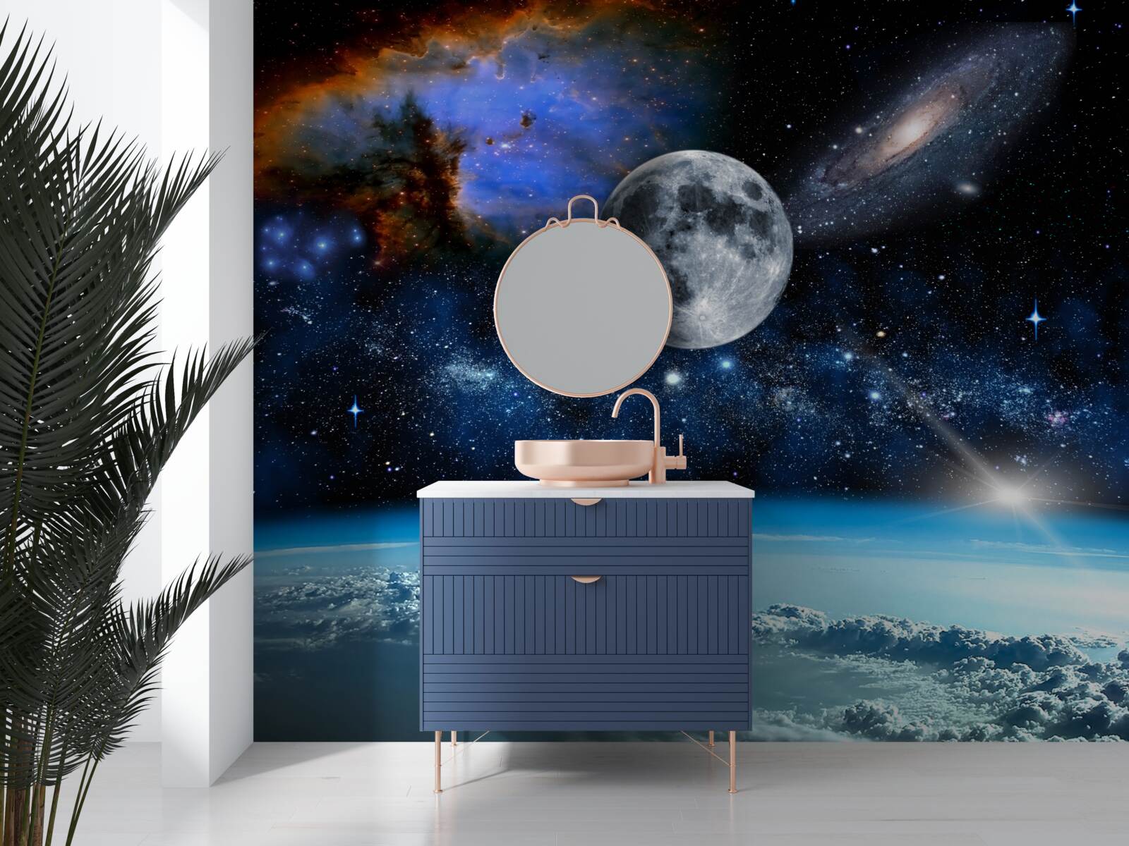 Papier peint un panorama fascinant de l'univers