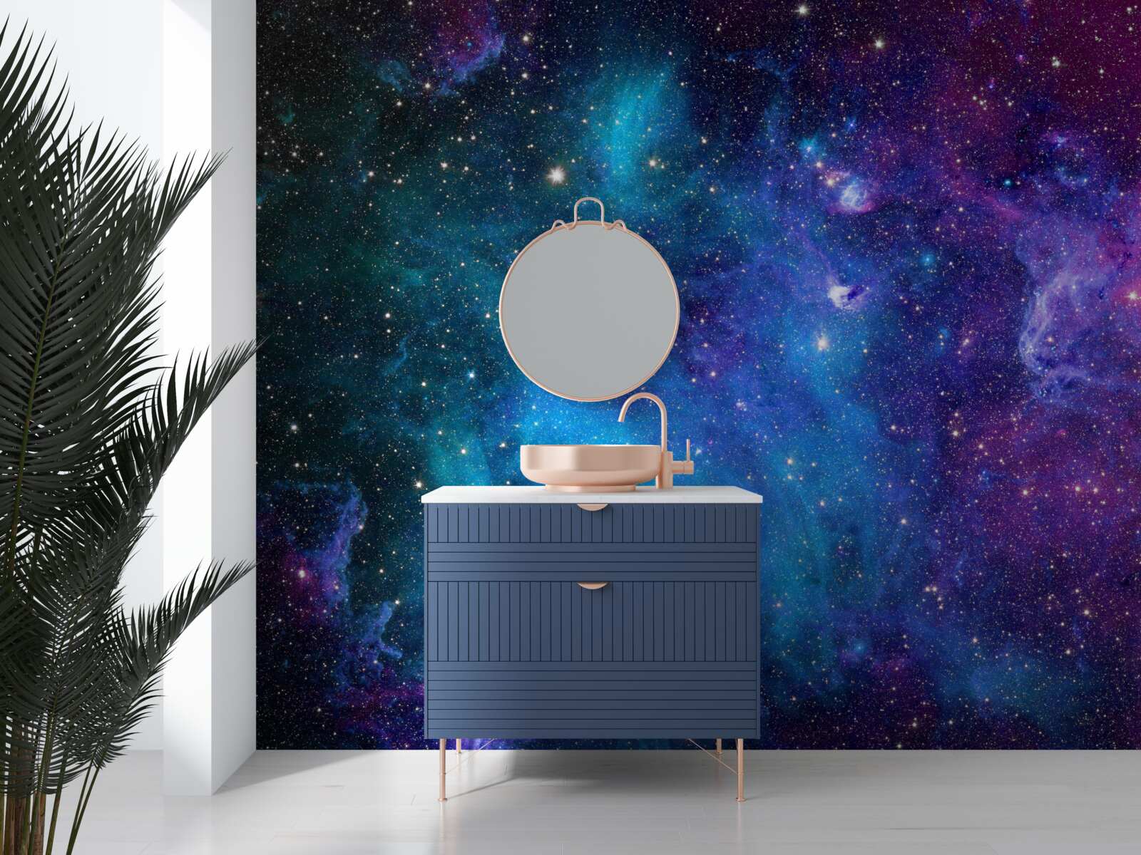 Papier peint les étoiles dans le panorama céleste