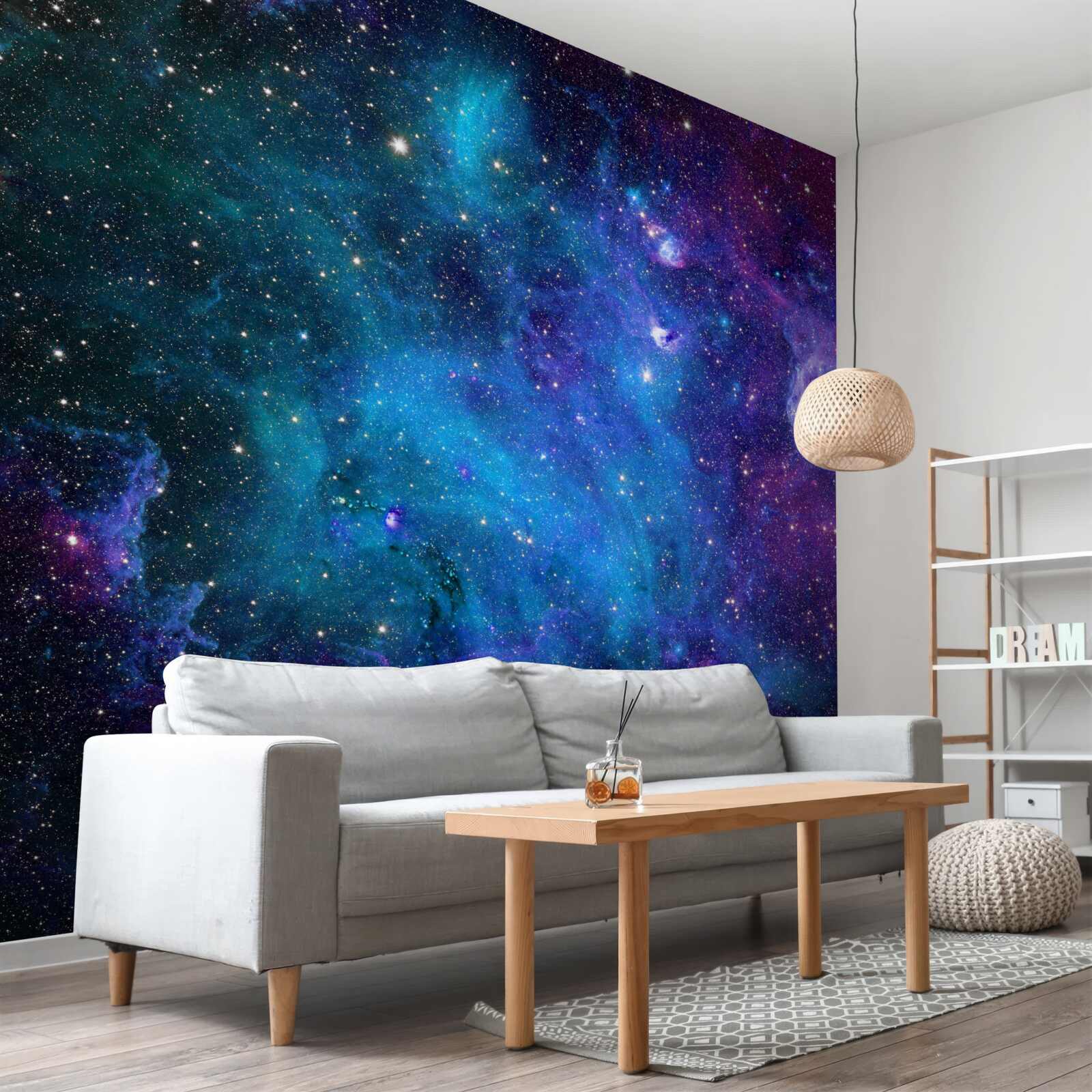 Papier peint les étoiles dans le panorama céleste