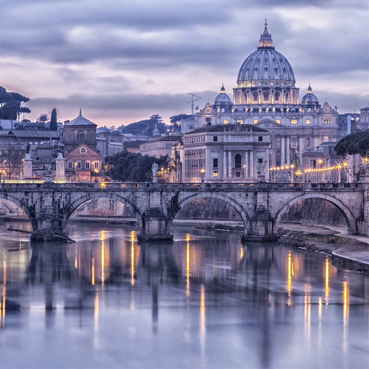 Papier peint le crépuscule de rome