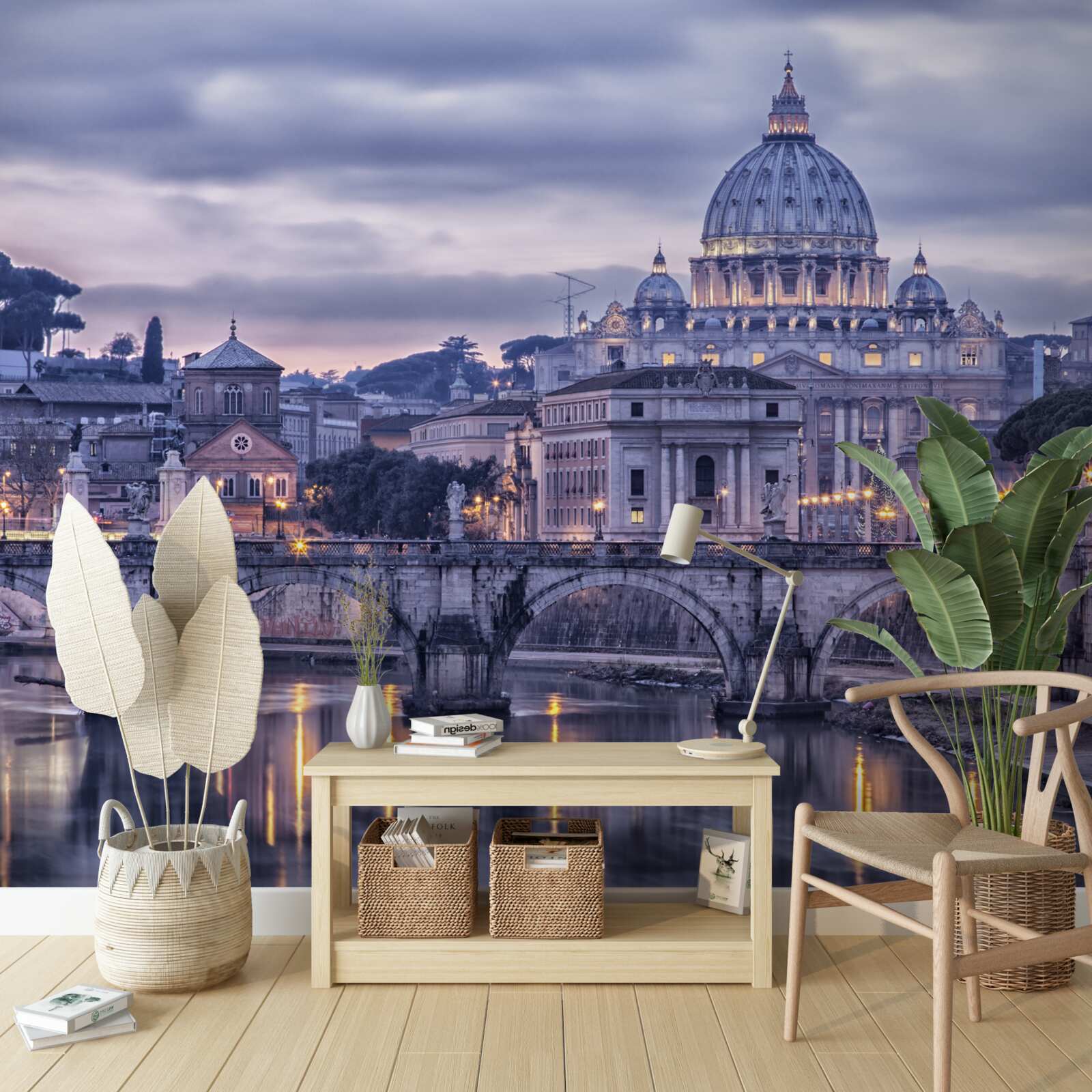 Papier peint le crépuscule de rome