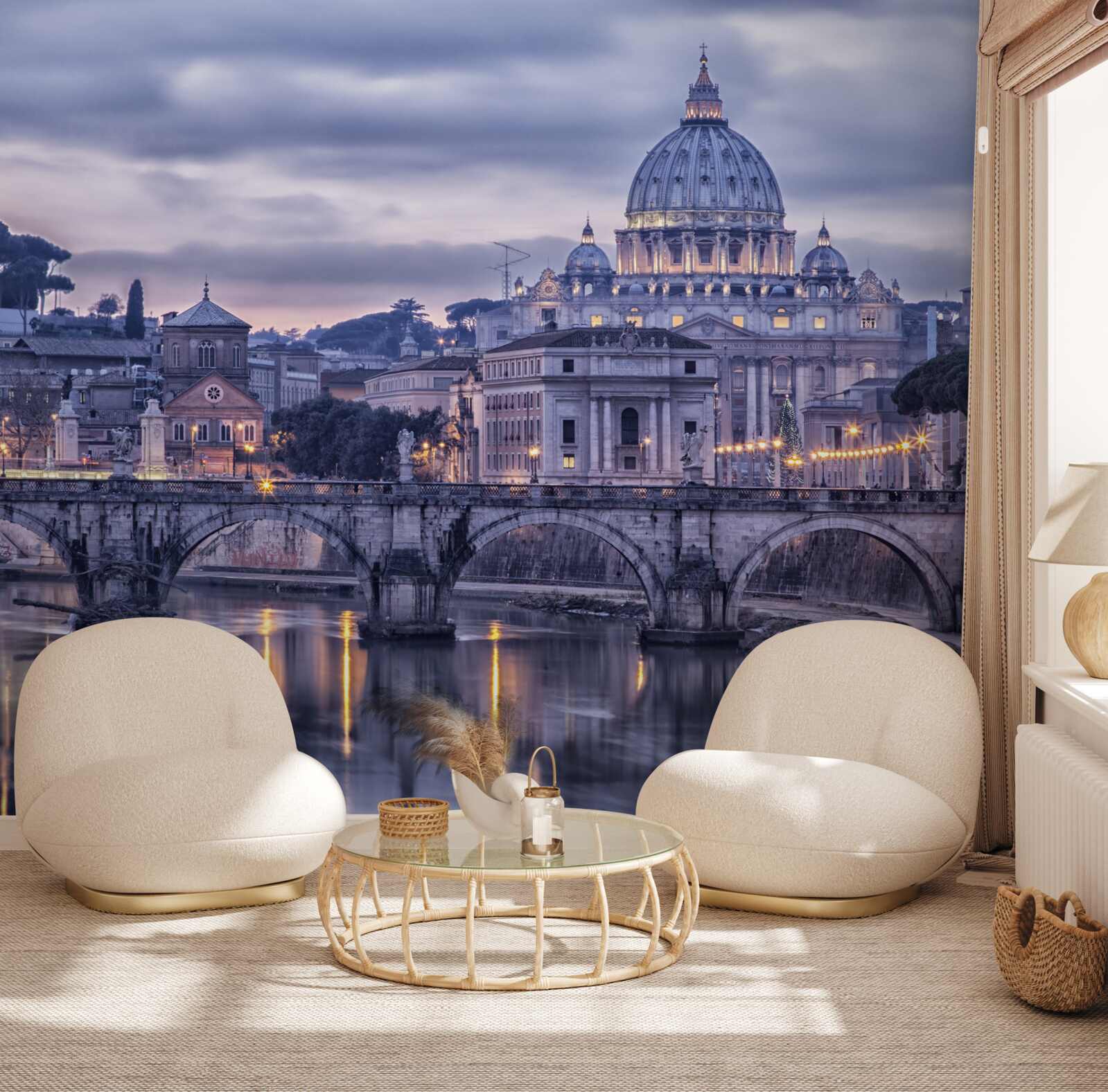 Papier peint le crépuscule de rome