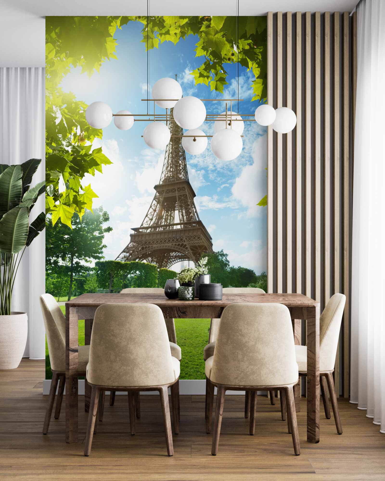 Papier peint tour eiffel