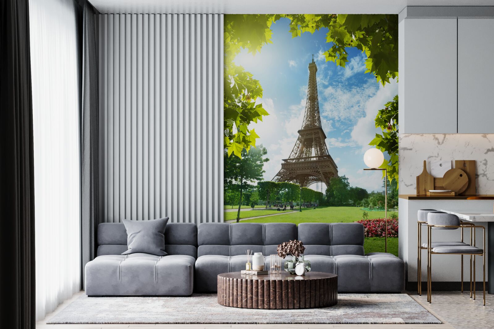 Papier peint tour eiffel