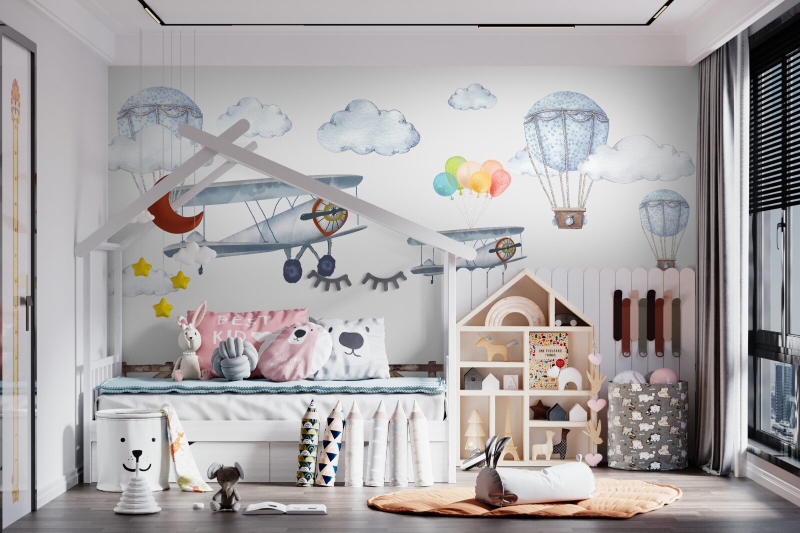 Papier peint voyage dans le ciel